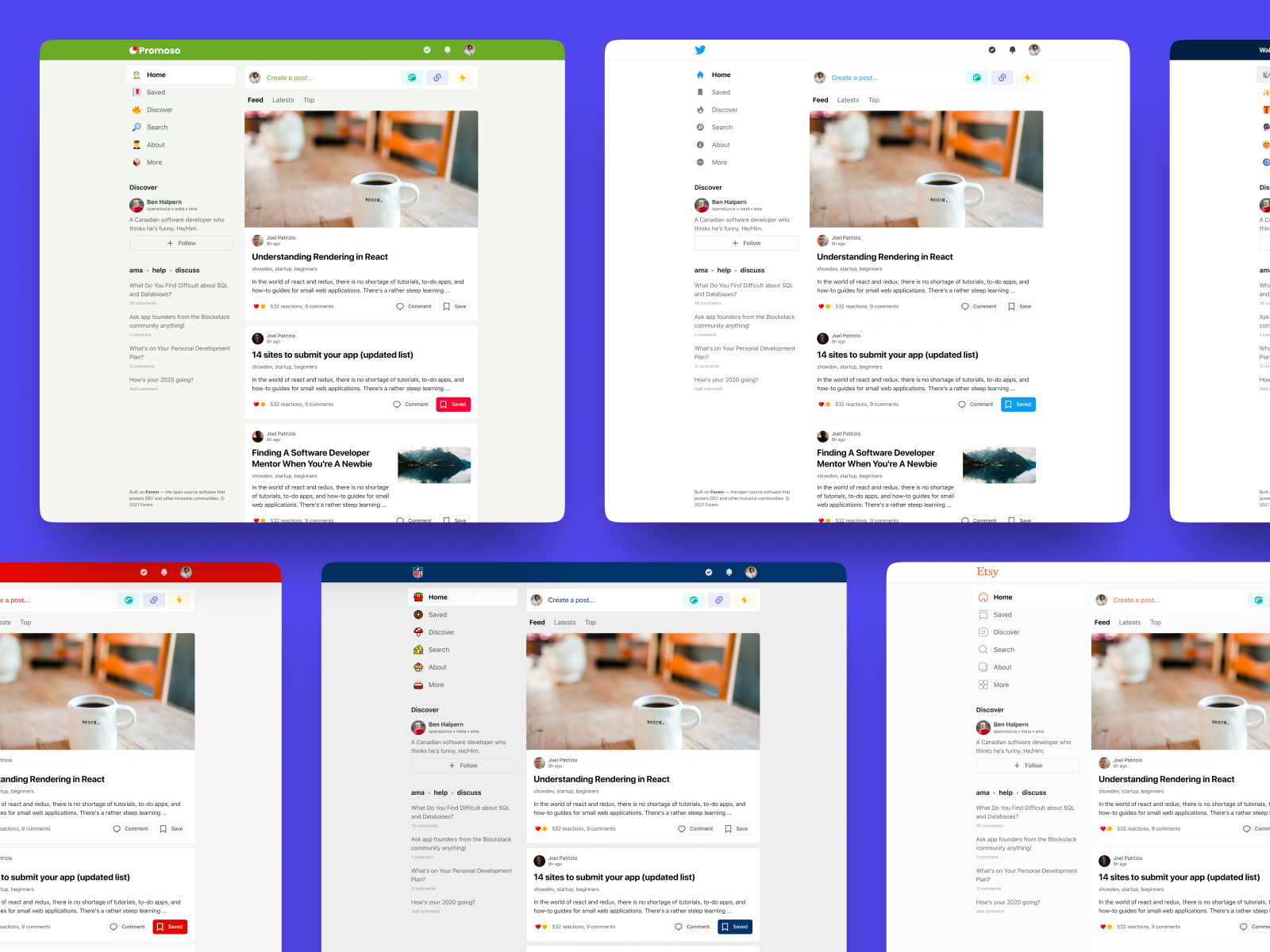 Forem / DEV interface